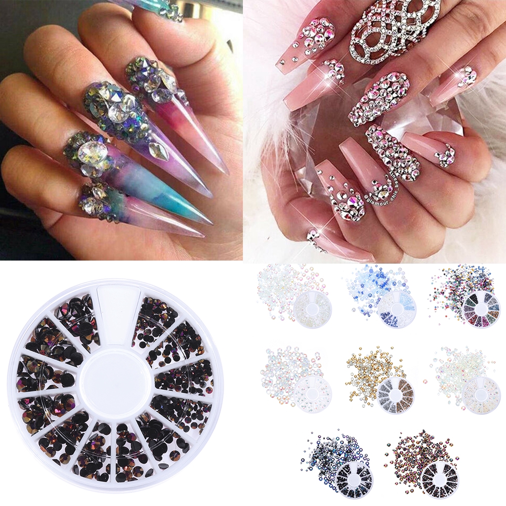 glitter nail decals