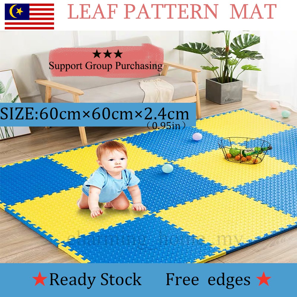 Baby Playmat Foam Play Mat 60x60cm Eva Thick Mosaic Floor Puzzle