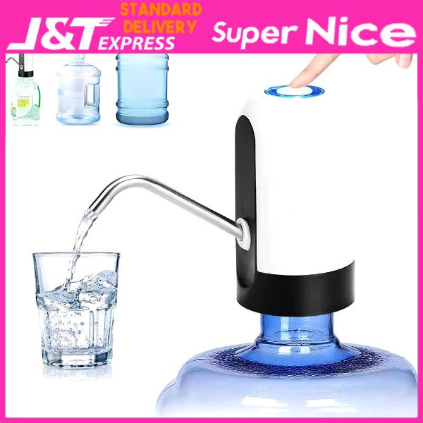 SN_ Electric Water Dispenser Pump Smart Rechargeable USB Charging Automatic Drinking Water Bottle Pump