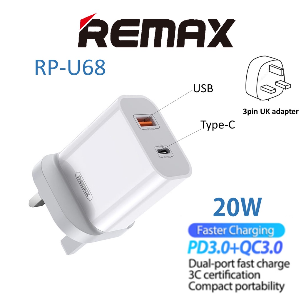 Remax Rp U Super Fast Charge Pd W Qc W Fast Charge Usb Type C