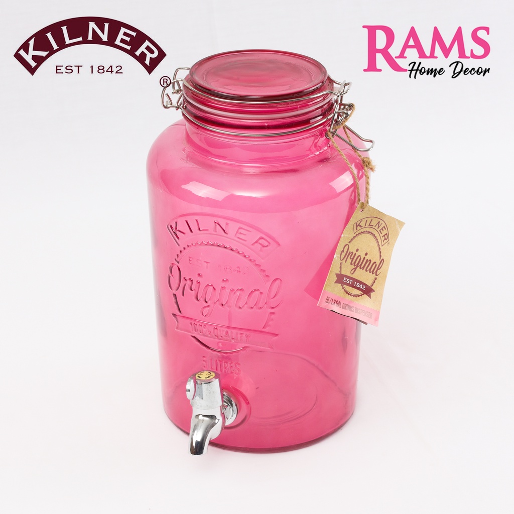 Kilner 5L Round Dispenser / Drink Dispenser / Dispenser Jar / Water and