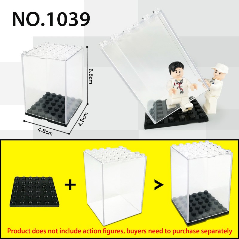 Durable Multi Building Blocks Minifigures dustproof transparent cover display box Lego Minifigure Case Purpose Quality - Image 3