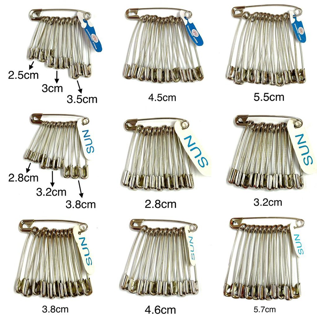 12 Pcs Safety Pins / Pin Keselamatan 安全别针扣针