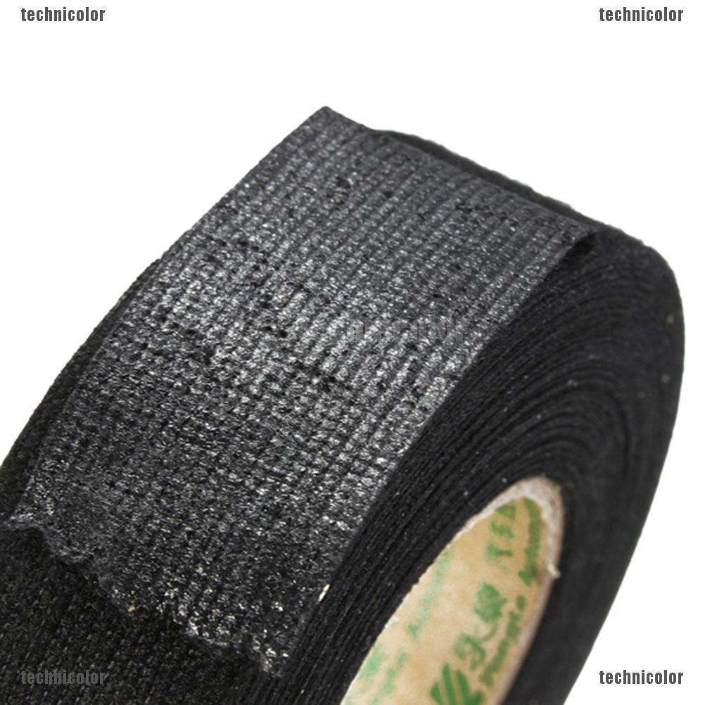 2 High Quality Adhesive Cloth Fabric Tape Cable Loom Wire Harness 19mm x 25m 