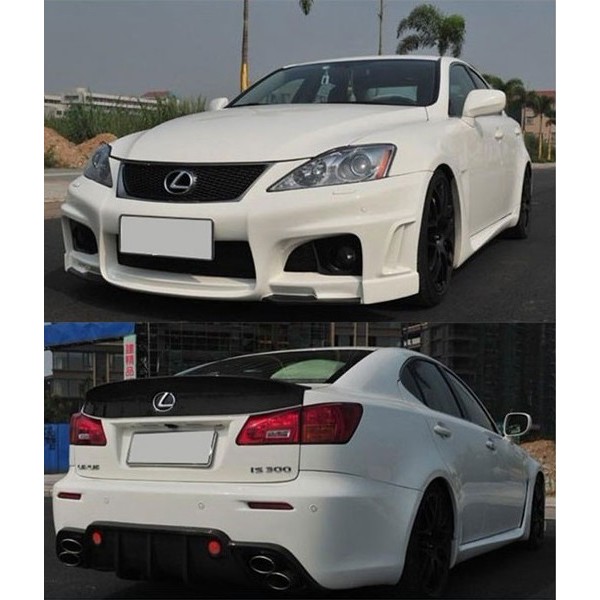 Lexus IS250 Is350 black bison bodykit body kit front side rear bumper