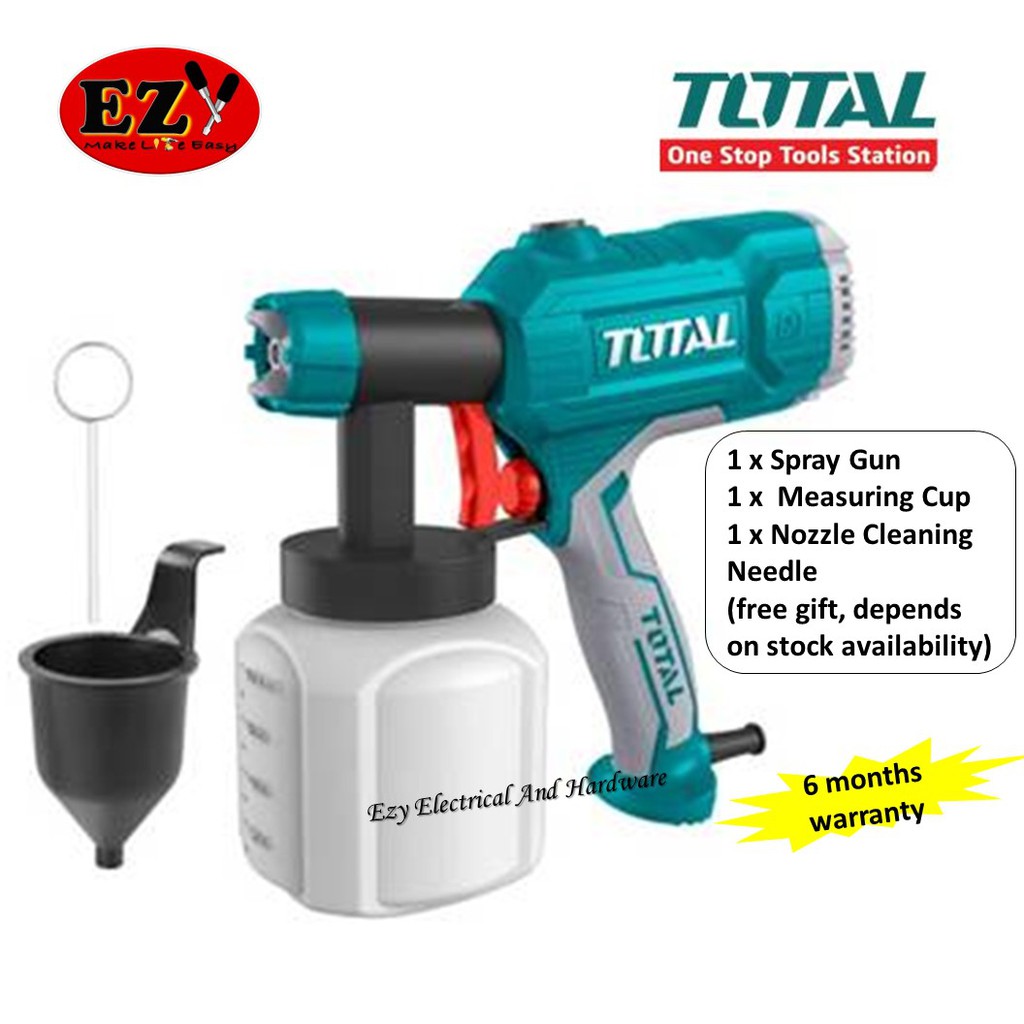 TOTAL ELECTRIC SPRAY GUN TT3506 (450watt new model) Shopee Malaysia