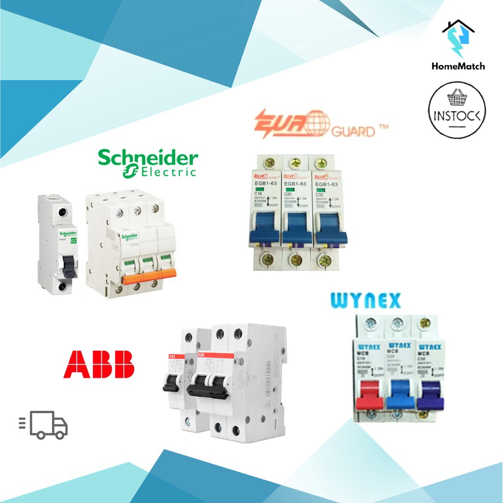 Euroguard Tbc Schneider Abb Wynex Reno Mcb