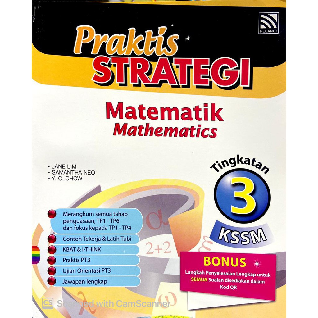 Jdeen Buku Latihan Tingkatan 3 Matematik Praktis Strategi Shopee Malaysia