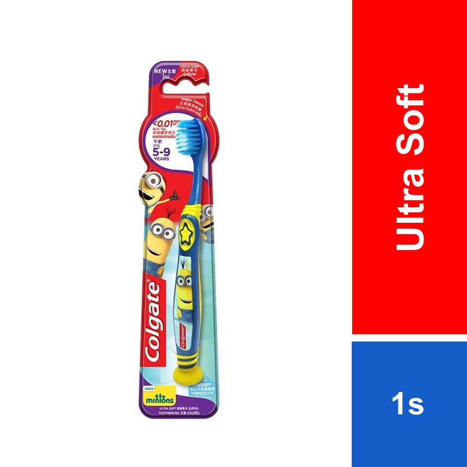 Colgate Kids Minion Toothbrush 5-9 Years Ultra Soft 1s | Shopee Malaysia