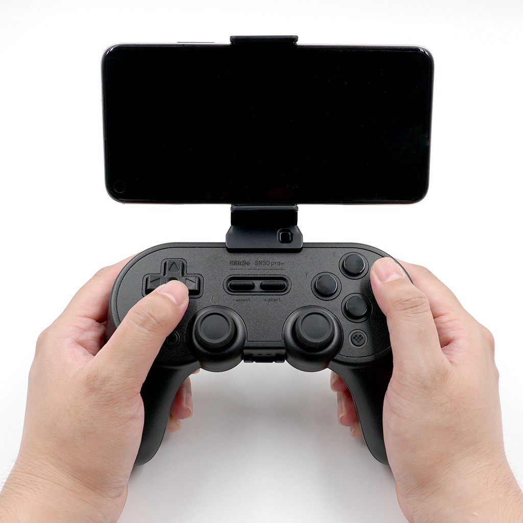 Black Edition Bluetooth Gamepad 8bitdo Smartphone Clip For Sn30 Pro