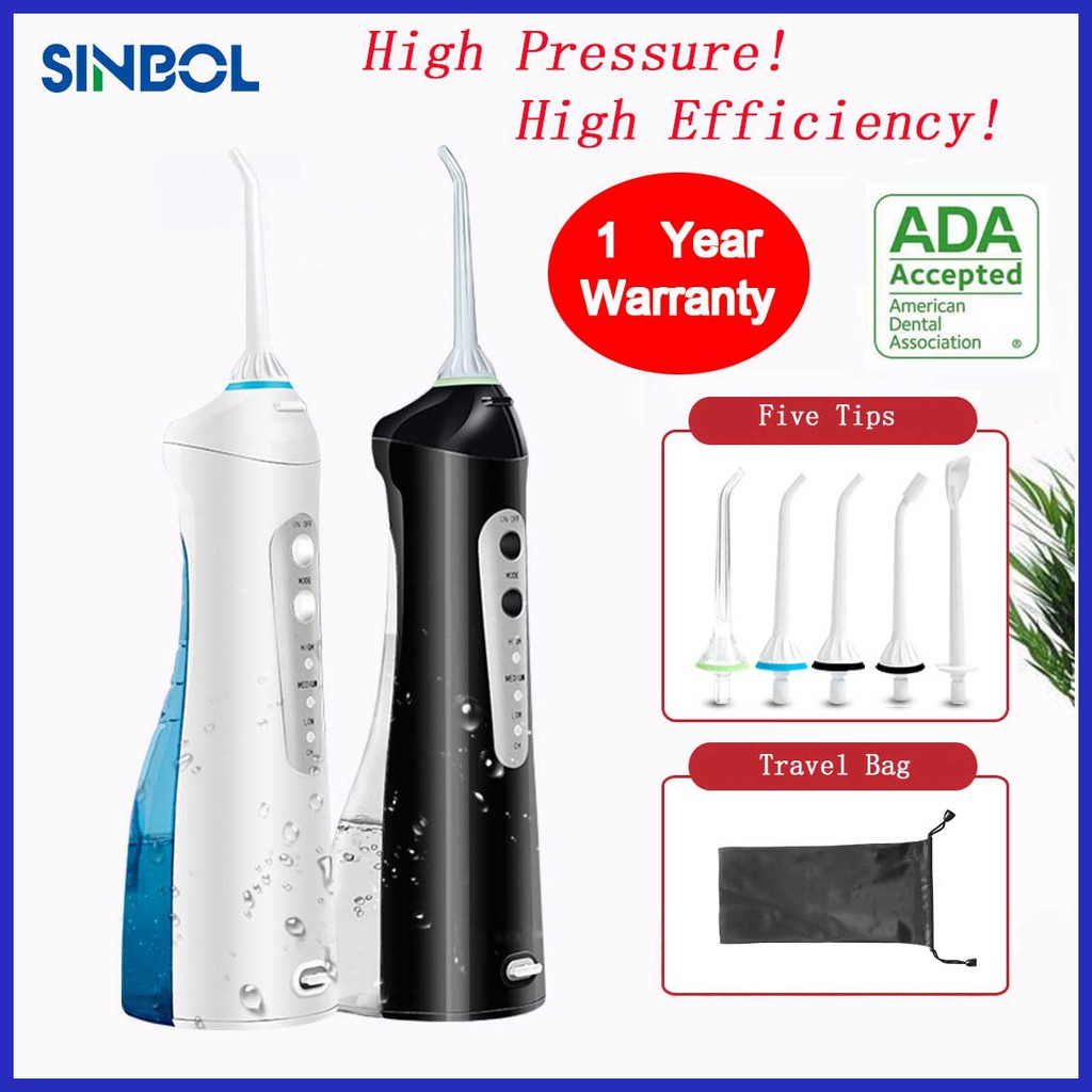 SINBOL Rechargeable Water Flosser Tooth Power Floss Oral Irrigator