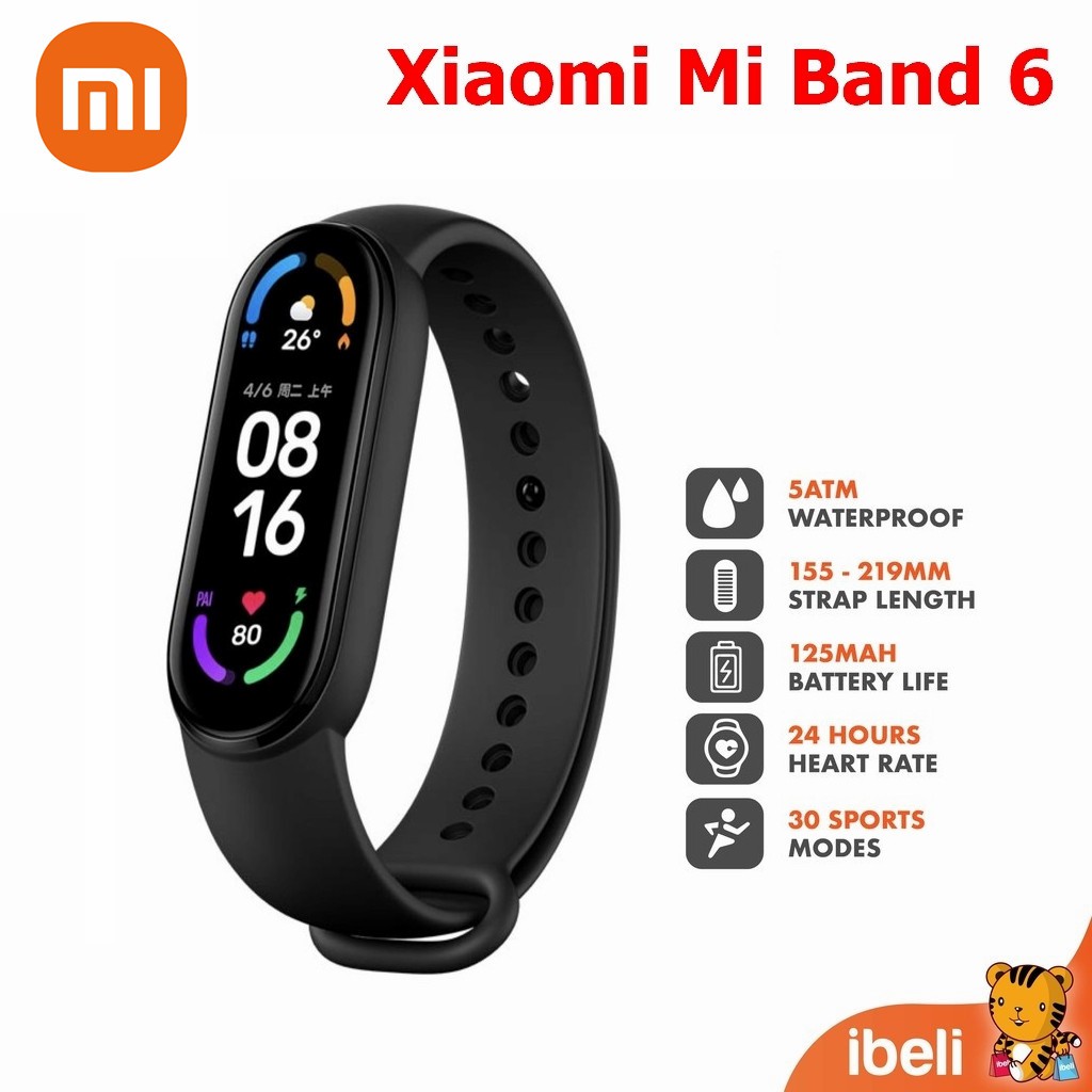 Xiaomi Mi Band 6 / 5 Smart Wristband miband 6 AMOLED Touch Screen