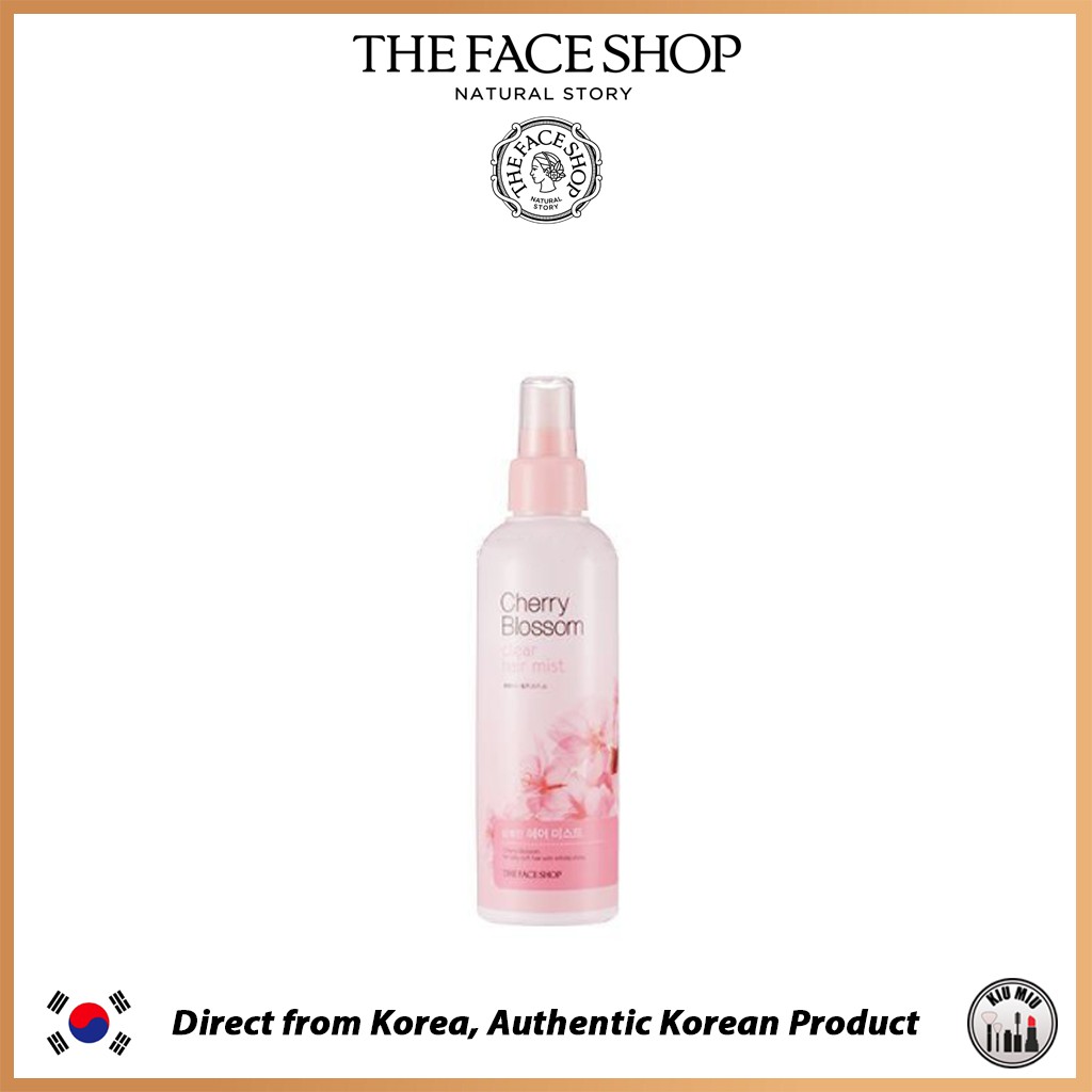 THE FACE SHOP Cherry Blossom Clear Hair Mist 200ml *ORIGINAL KOREA* |  Shopee Malaysia