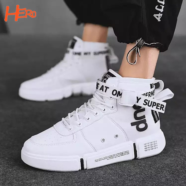 HERO Shoes Men High Heel Sneaker Sport 