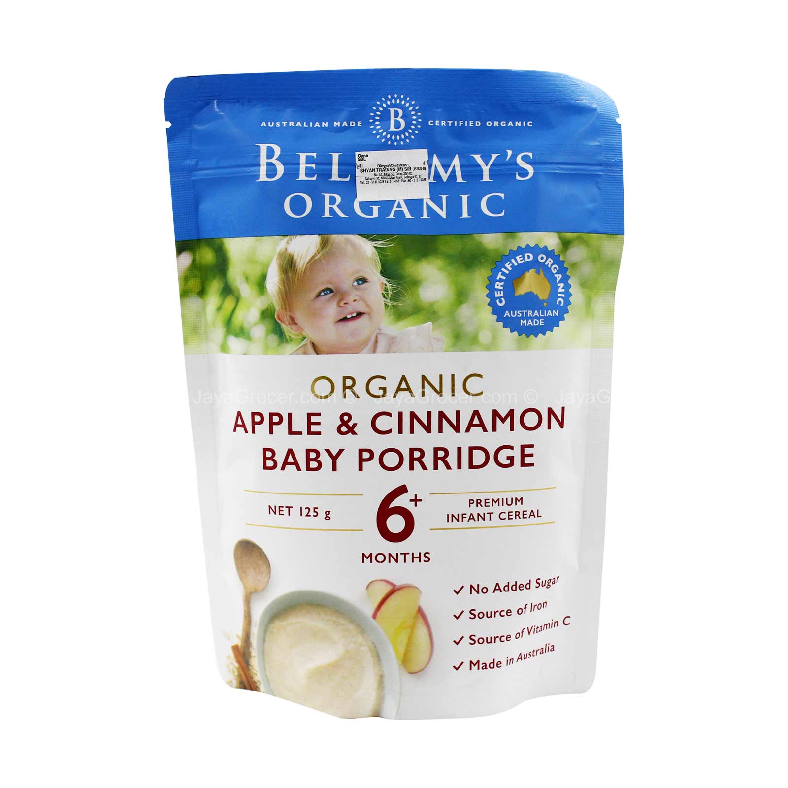 bellamy's baby porridge