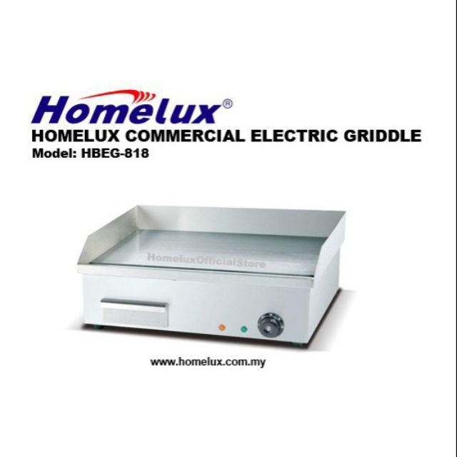 HOMELUX High Quality Commercial Electric Griddle (HBEG-818)