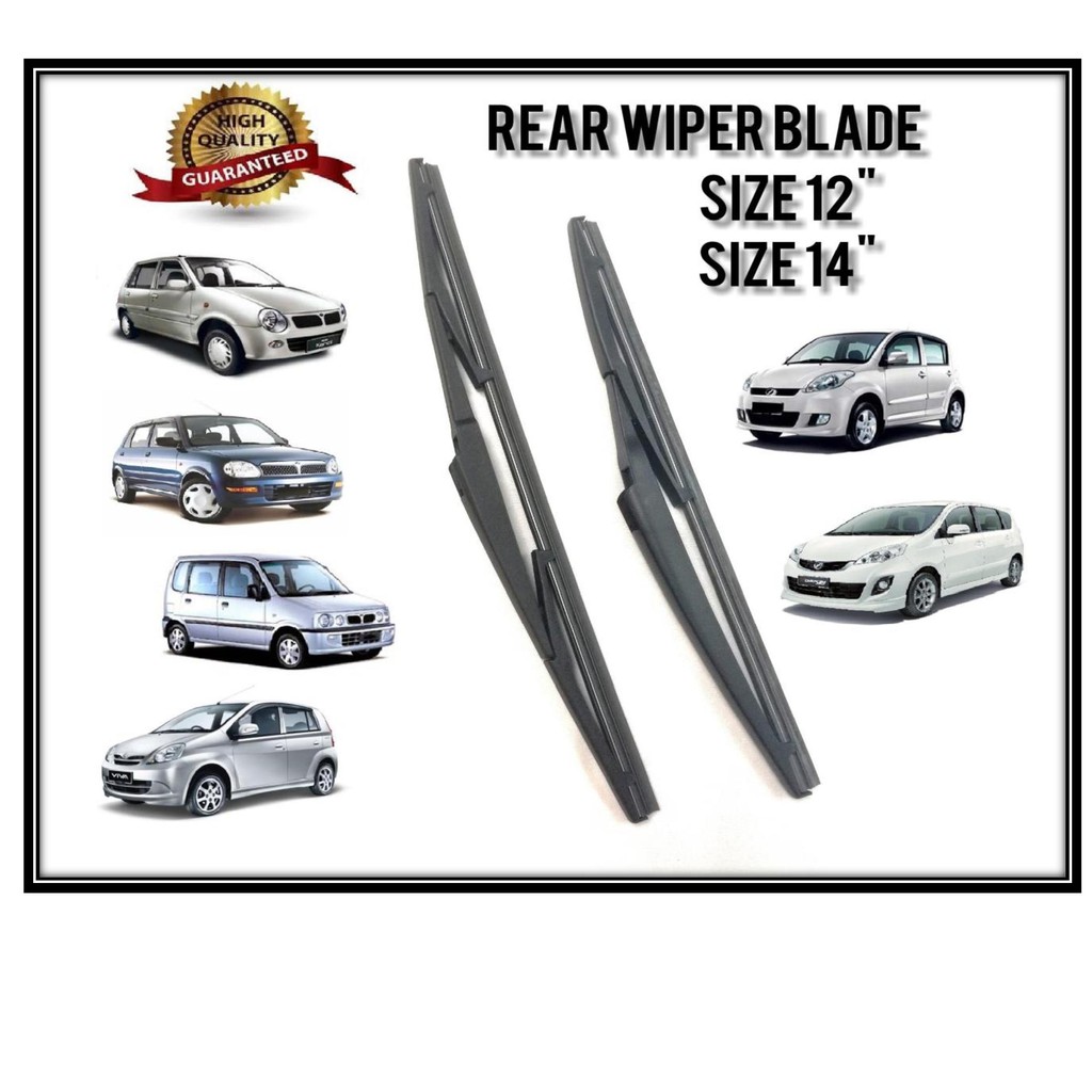 thumbnail image 2 of PureVue Rear Windscreen Wiper Blade For Seat Leon Mk2 Hatchback 2005-2009 – 280mm/11” 2 of 4