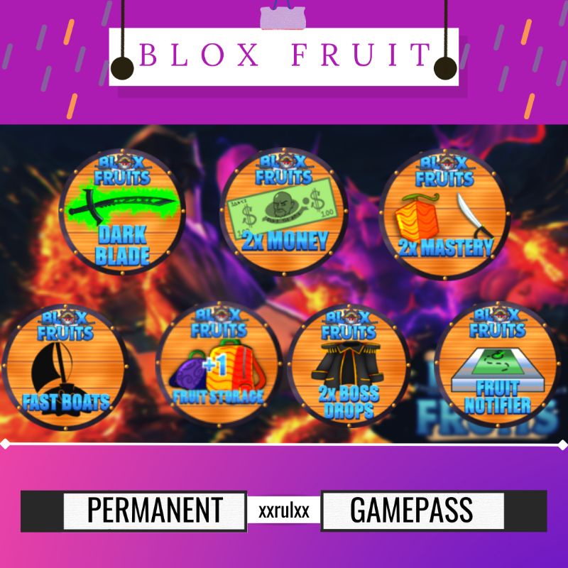 [ROBLOX] Blox Fruit Gamepass | Shopee Malaysia