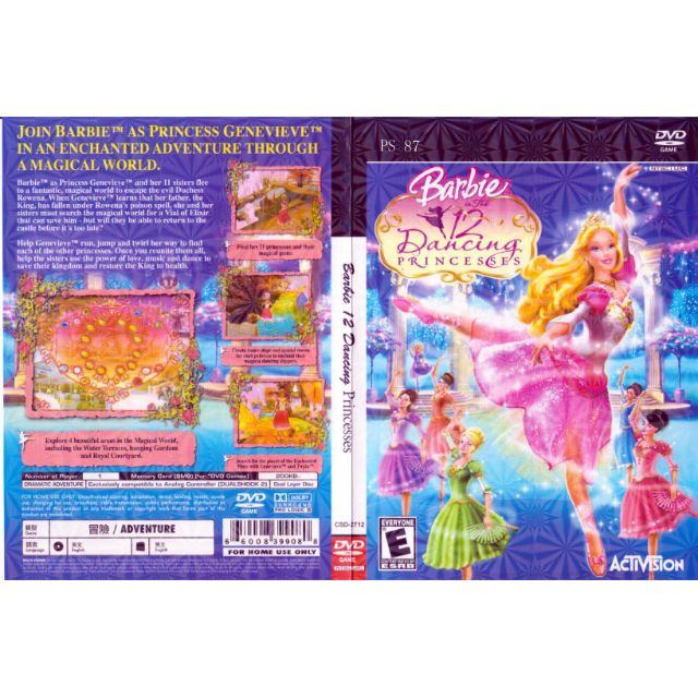 game barbie 12 dancing princess