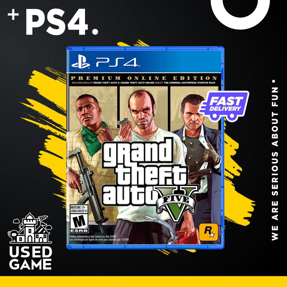 PS4 GTA V Premium Online Edition [R1/Eng] | Shopee Malaysia