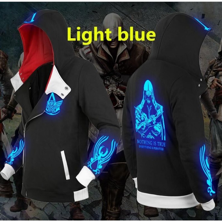 assassin's creed glowing hoodie