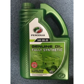 PERODUA FULLY SYNTHETIC ENGINE OIL (3L) 0W20 FOR AXIA 