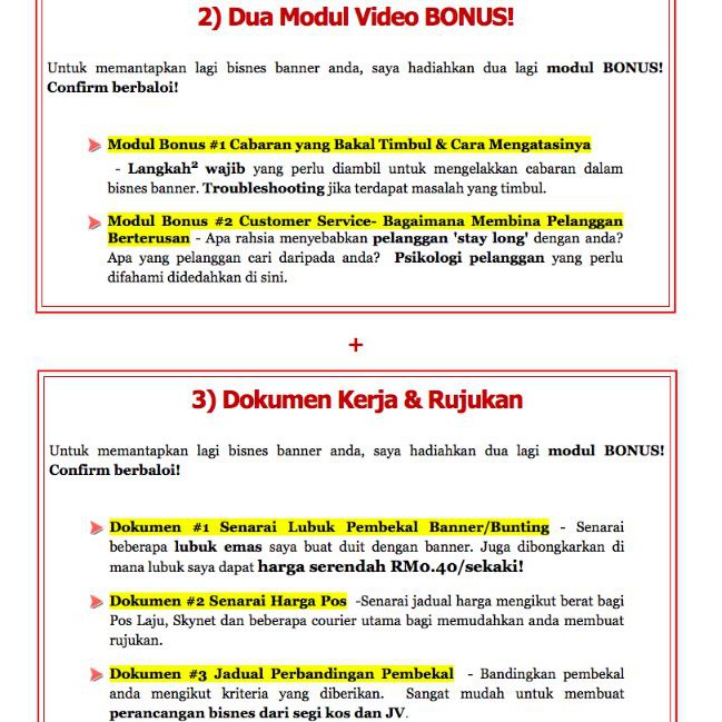 Ebook Rahsia Bisnes Banner ( Ebook + Video)  Shopee Malaysia