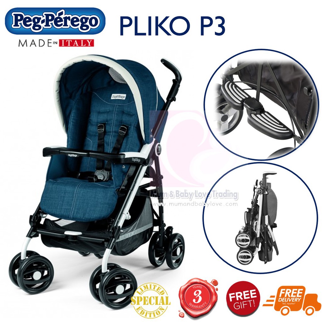 peg perego pliko 3 stroller