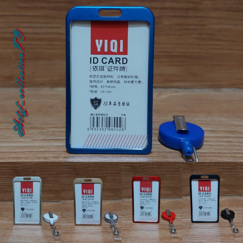 aluminum-id-card-holder-aluminum-id-card-holder-yoyo-pull-shopee