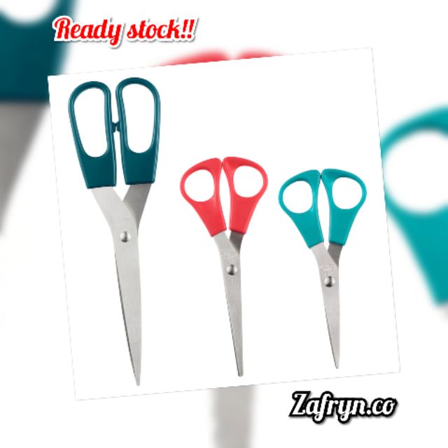 Scissors, set of 3, multicolour | Shopee Malaysia
