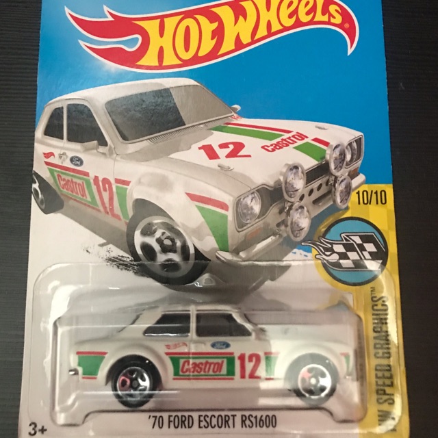 Hot Wheels Ford Escort RS1600 ( Castrol ) | Shopee Malaysia