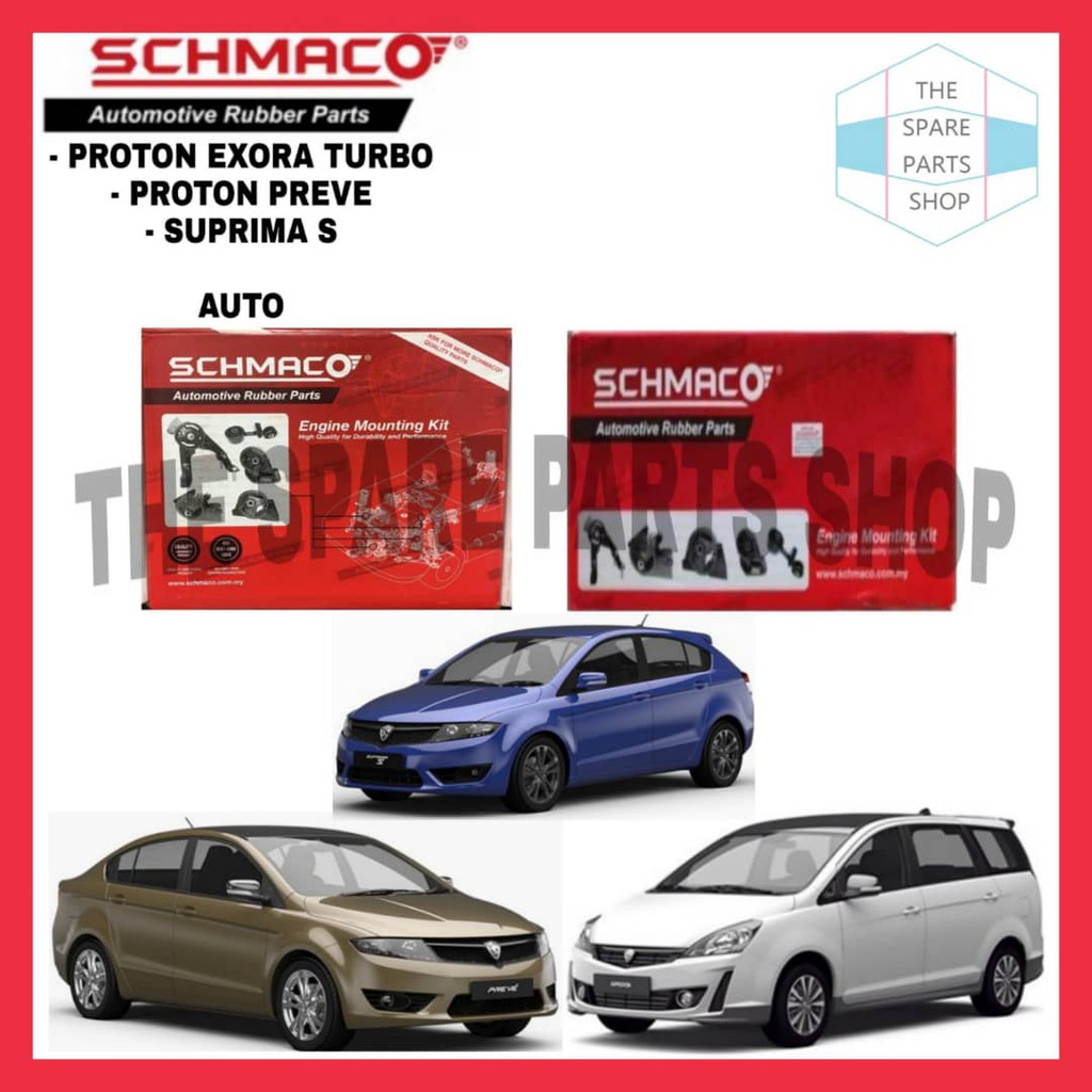 Proton Exora Preve Suprima S Turbo Auto Schmaco Engine Mounting Kit Set 4pcs In 1 Set 1 Year Warranty Shopee Malaysia