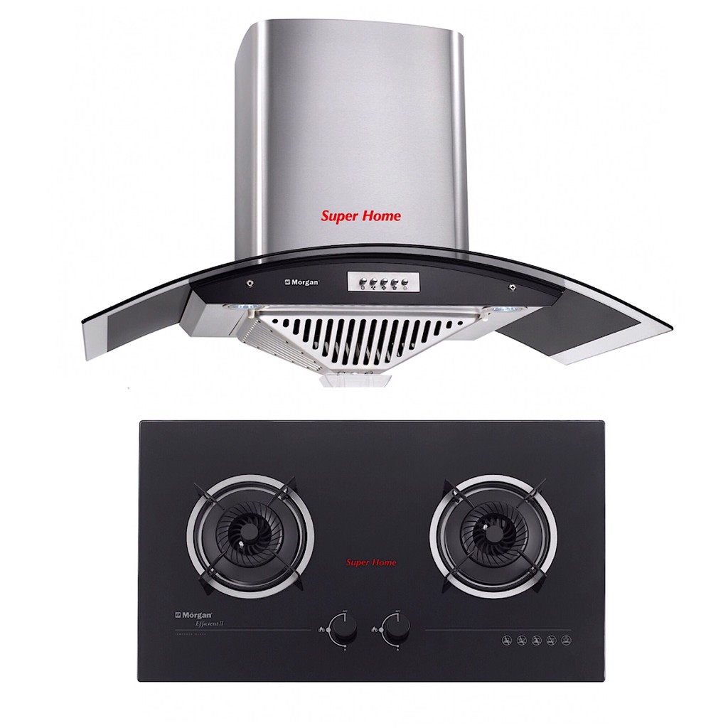 Designer Hood MDH922OC + Built In Glass Hob MBHGC1142BK