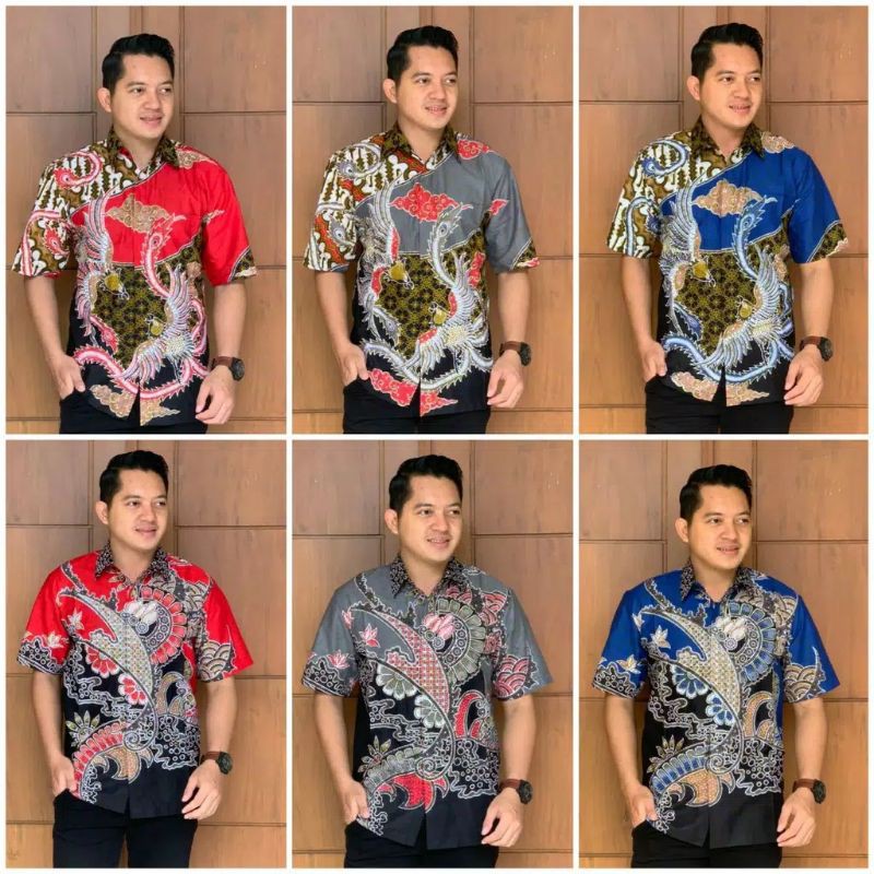 Buy Kemeja lelaki batik lengan pendek  SeeTracker Malaysia