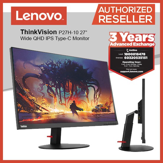 Lenovo thinkvision p27h 10 обзор