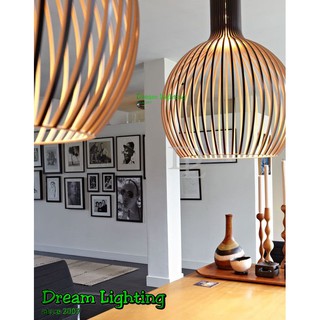 Dream Lighting Gabbia Black Pendant Light 36CM L Size 