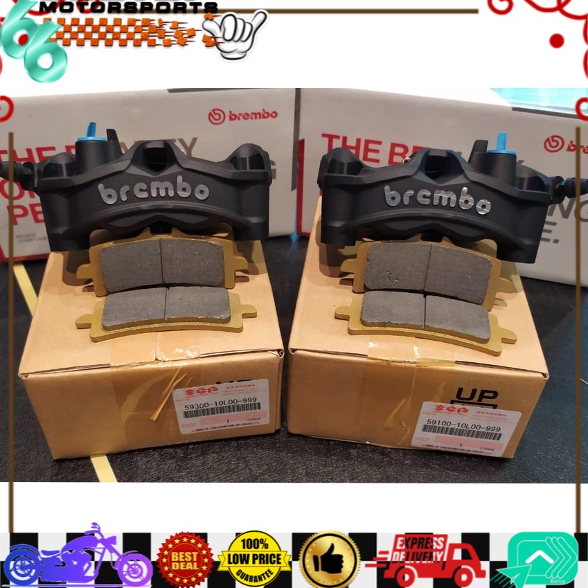 Original Brembo Stylema 108mm 4Pot Left Right Set PNP MT09 CBR1000