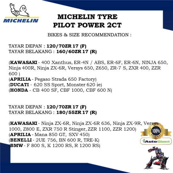 破格値下げ】 タイヤ ミシュランパイロットパワー2CTフロント リアタイヤセット120 60ZR-17 150 Michelin Pilot  Power 2CT Front Rear Tire Set 120 businessloanz.com.au