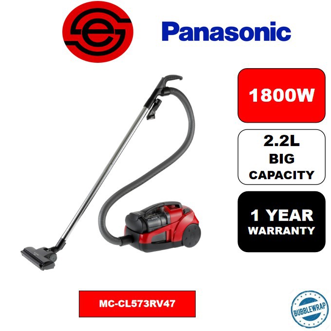 PANASONIC VACUUM CLEANER 1800W MEGA CYCLONIC BAGLESS VACUUM CLEANER MC