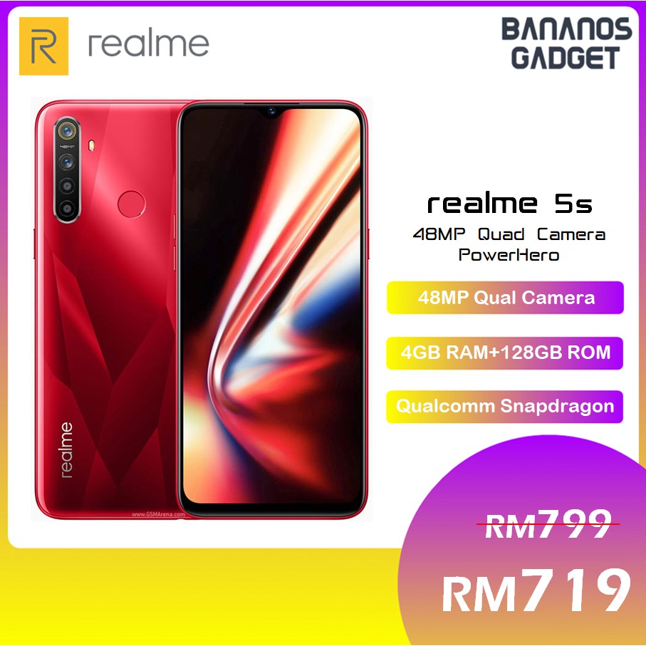Realme 5s 4gb 128gb Original Realme Malaysia Warranty Shopee