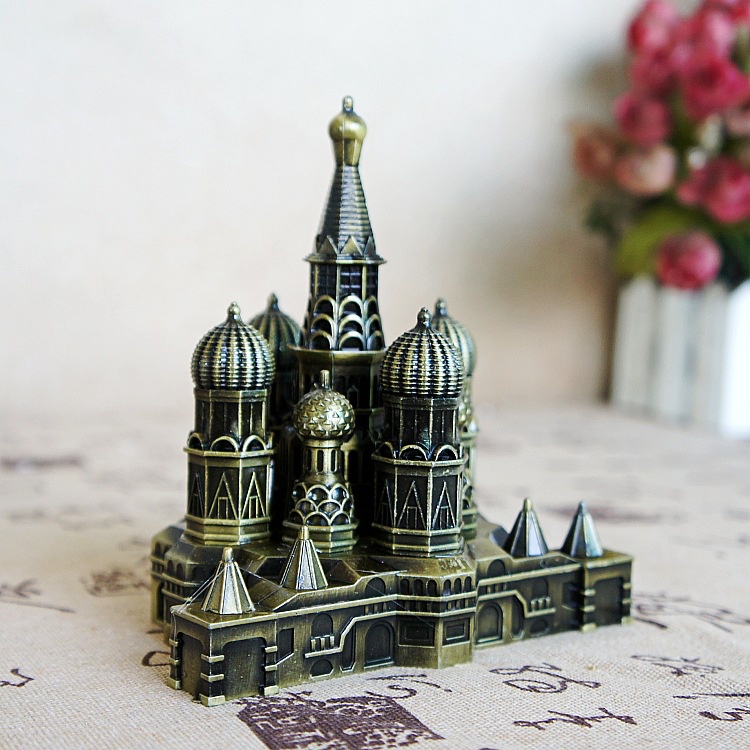 Kremlin model ornaments, new bronze metal crafts, quality ornaments, household decorations