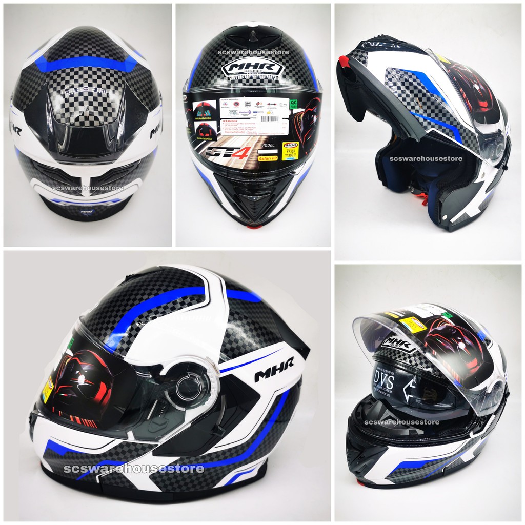 mhr flip up helmet