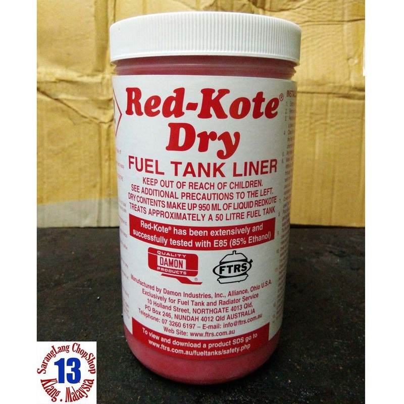 Red-Kot Dry, fuel tank coating, coating tangki | Shopee Malaysia