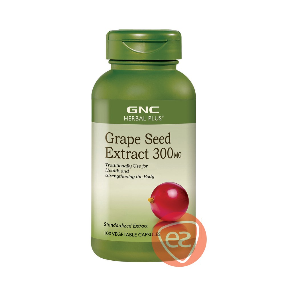 GNC HERBAL PLUS GRAPE SEED EXTRACT 300MG VEGETABLE CAPSULE 100S