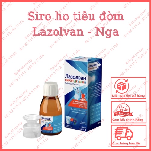 Lazolvan Cough Syrup And Sputum Pepper 100ml Russian Shopee Malaysia