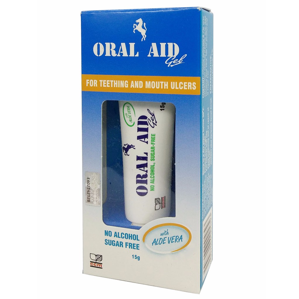 Oral Aid Gel Aloe Vera (15g) Shopee Malaysia