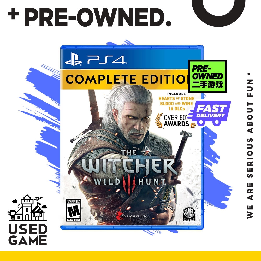 witcher 3 pre owned