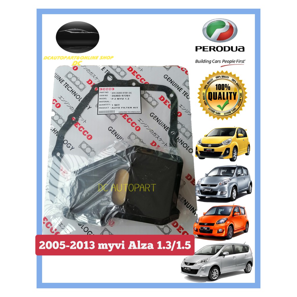 PERODUA MYVI & LAGI BEST 1.3 / 1.5 ALZA 1.5 (20052013) AUTO FILTER