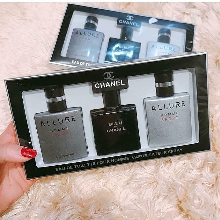 Chanel Men Mini SeT 3IN1 | Shopee Malaysia