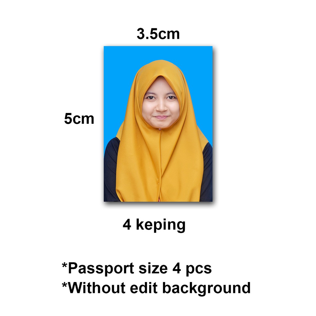 Ukuran gambar passport